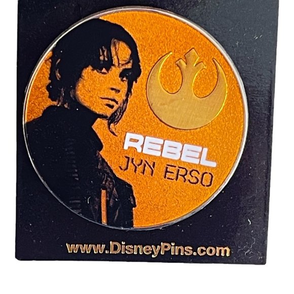 Disney Parks Star Wars Rogue One Rebel Jyn Erso Pin - Picture 2 of 2